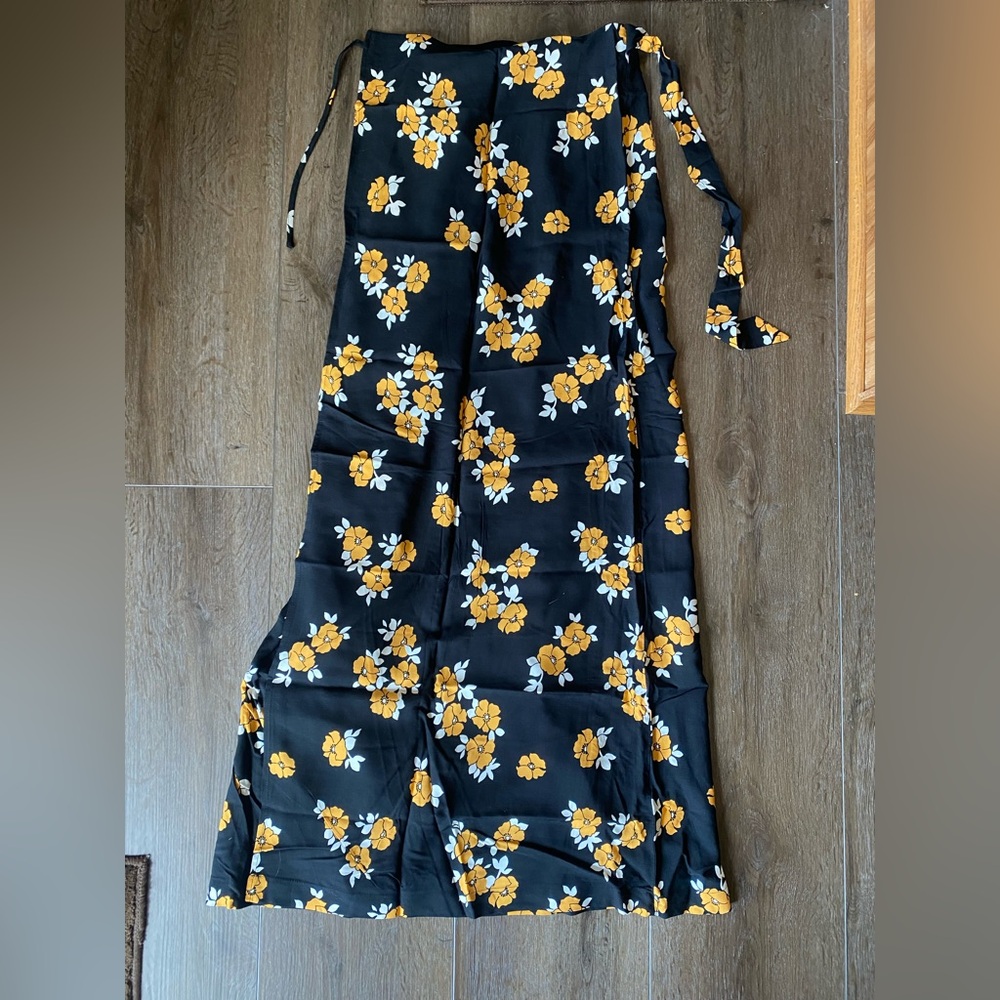 modcloth floral wrap skirt